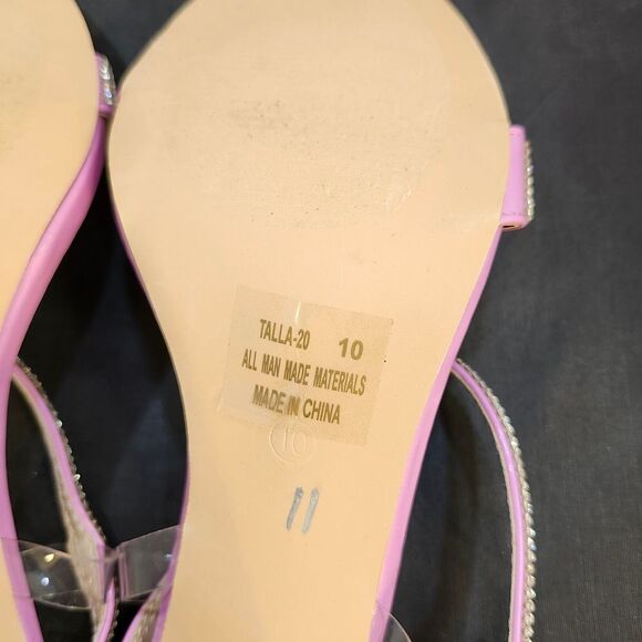 BRAND NEW KAYLEEN RHINESTONE STRAP&HEEL SANDALS - Picture 15 of 16